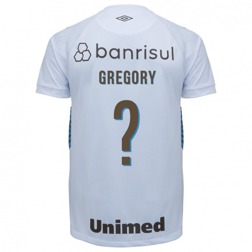 Herren Gregory #0 Weiß Auswärtstrikot Trikot 2023/24 T-Shirt