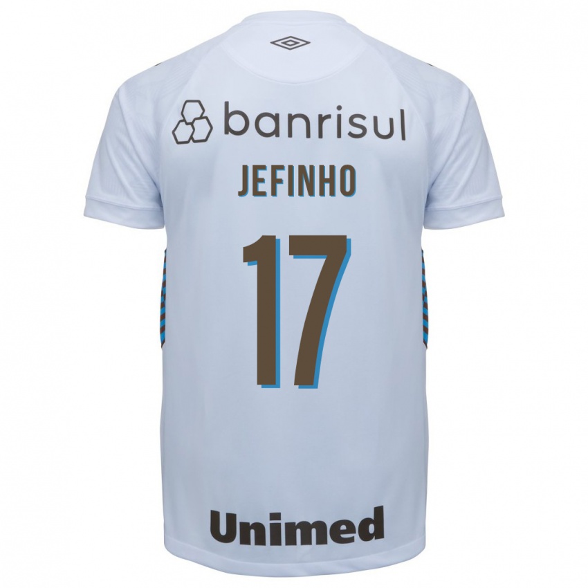 Herren Jefinho #17 Weiß Auswärtstrikot Trikot 2023/24 T-Shirt