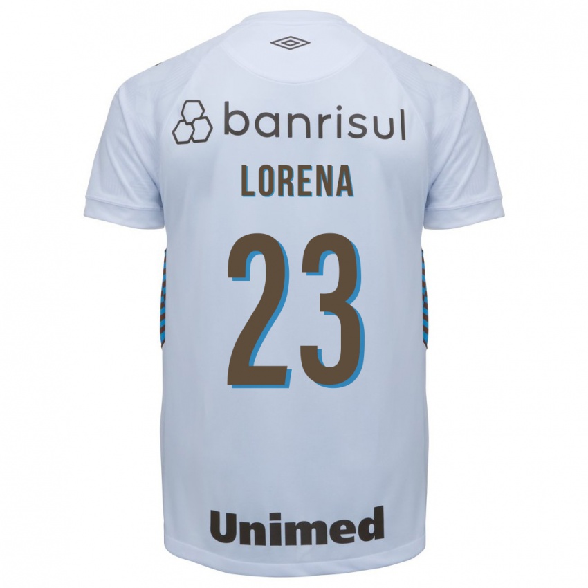 Herren Lorena #23 Weiß Auswärtstrikot Trikot 2023/24 T-Shirt