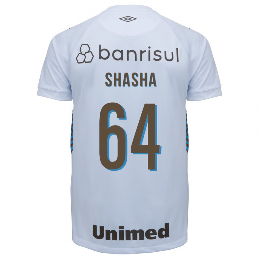 Herren Shashá #64 Weiß Auswärtstrikot Trikot 2023/24 T-Shirt