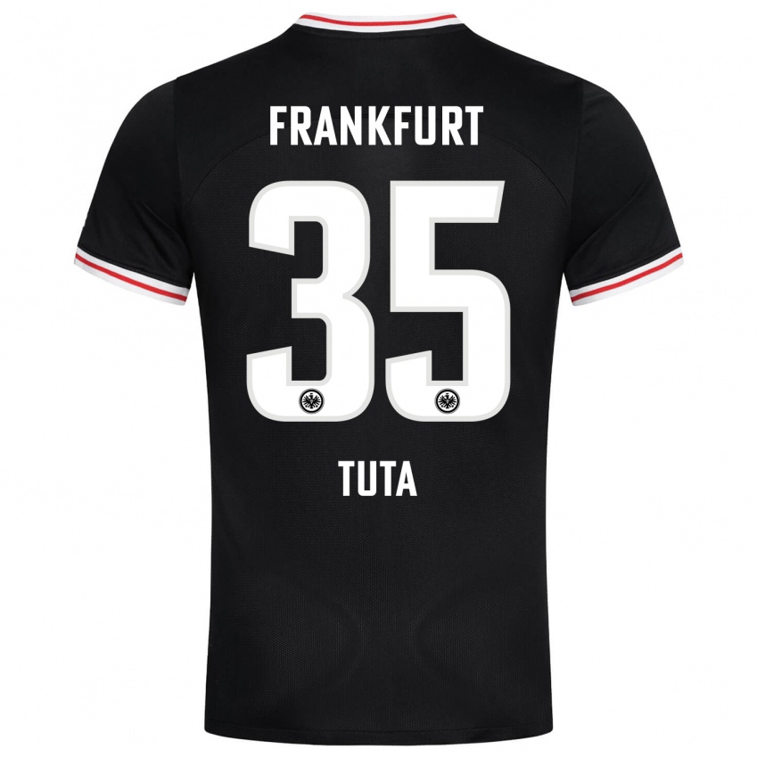 Herren Tuta #35 Schwarz Auswärtstrikot Trikot 2023/24 T-Shirt