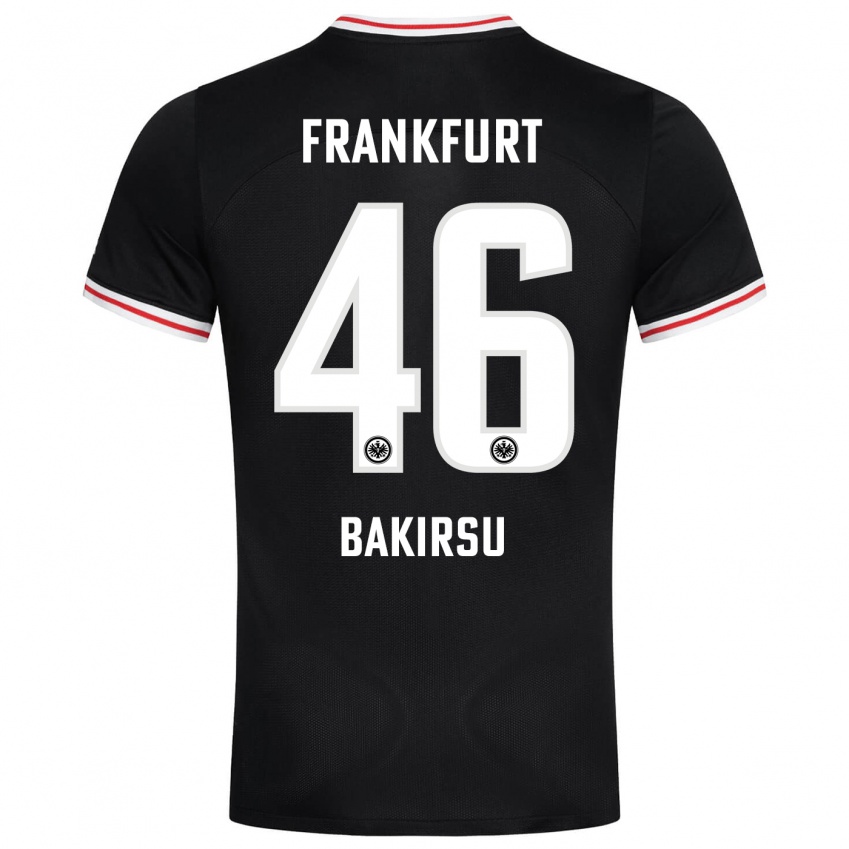 Herren Hüseyin Bakirsu #46 Schwarz Auswärtstrikot Trikot 2023/24 T-Shirt