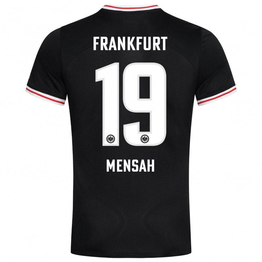 Herren Keziah Oteng-Mensah #19 Schwarz Auswärtstrikot Trikot 2023/24 T-Shirt