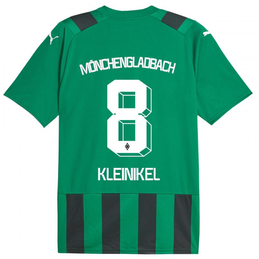 Herren Nadja Kleinikel #8 Schwarz Grün Auswärtstrikot Trikot 2023/24 T-Shirt