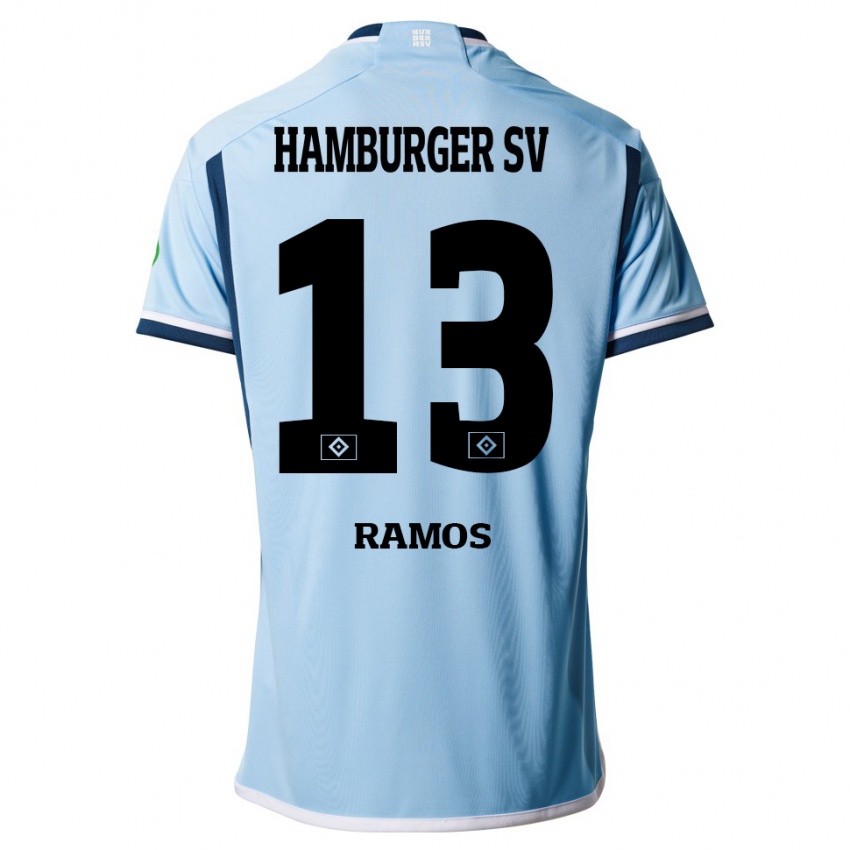 Herren Guilherme Ramos #13 Blau Auswärtstrikot Trikot 2023/24 T-Shirt