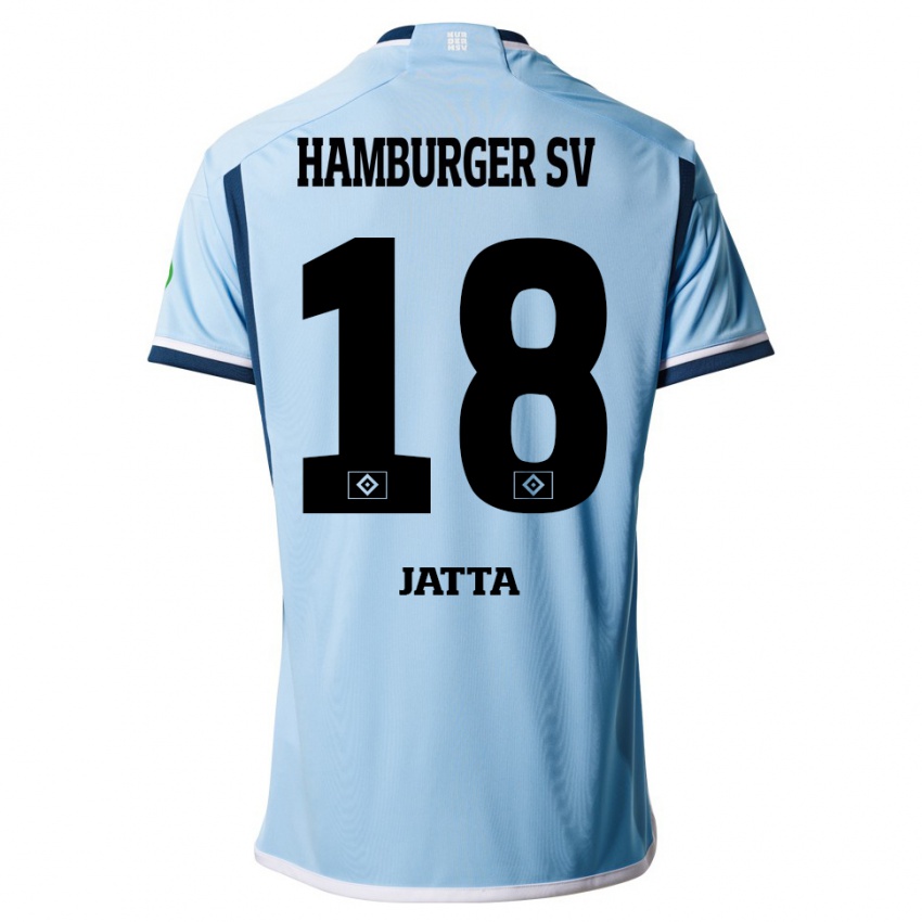 Herren Bakery Jatta #18 Blau Auswärtstrikot Trikot 2023/24 T-Shirt