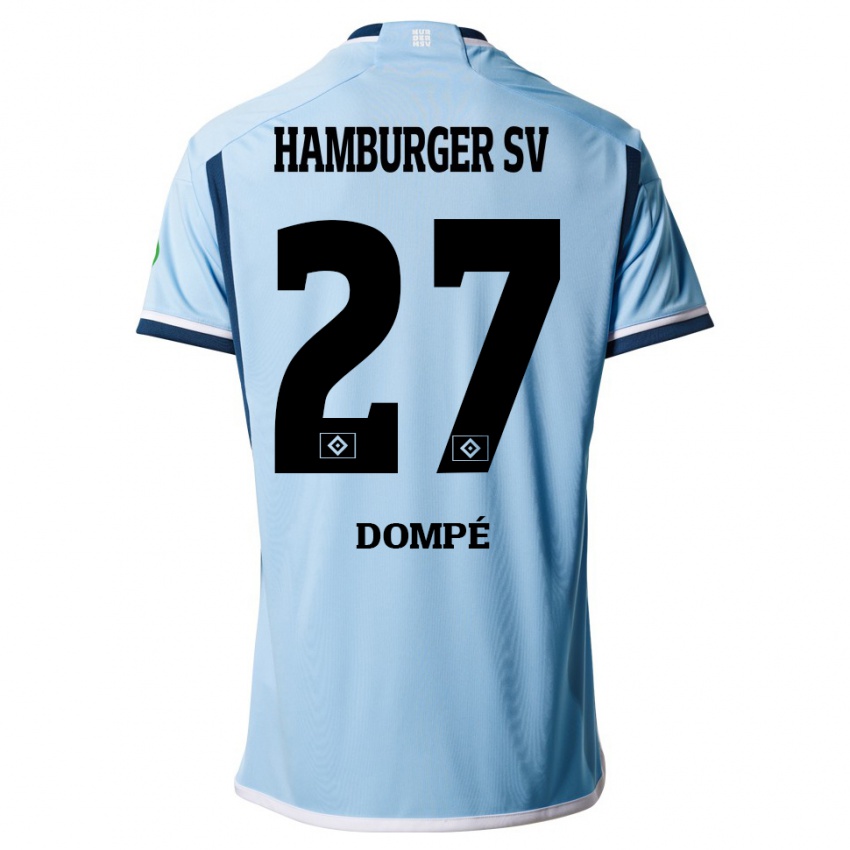 Herren Jean-Luc Dompé #27 Blau Auswärtstrikot Trikot 2023/24 T-Shirt