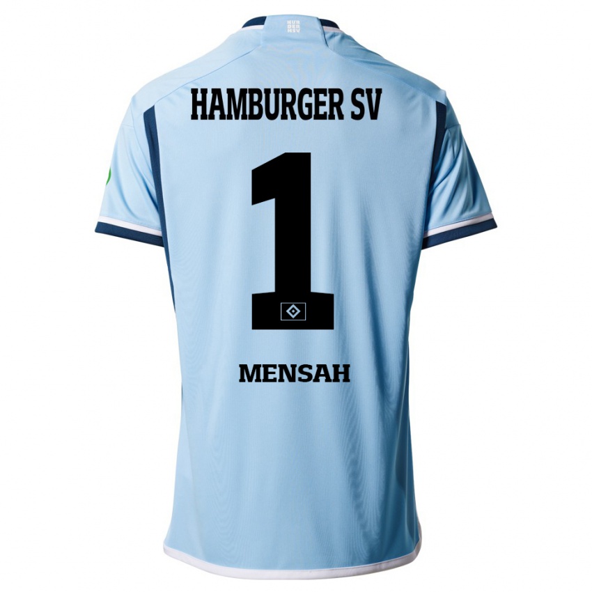 Herren Steven Mensah #1 Blau Auswärtstrikot Trikot 2023/24 T-Shirt