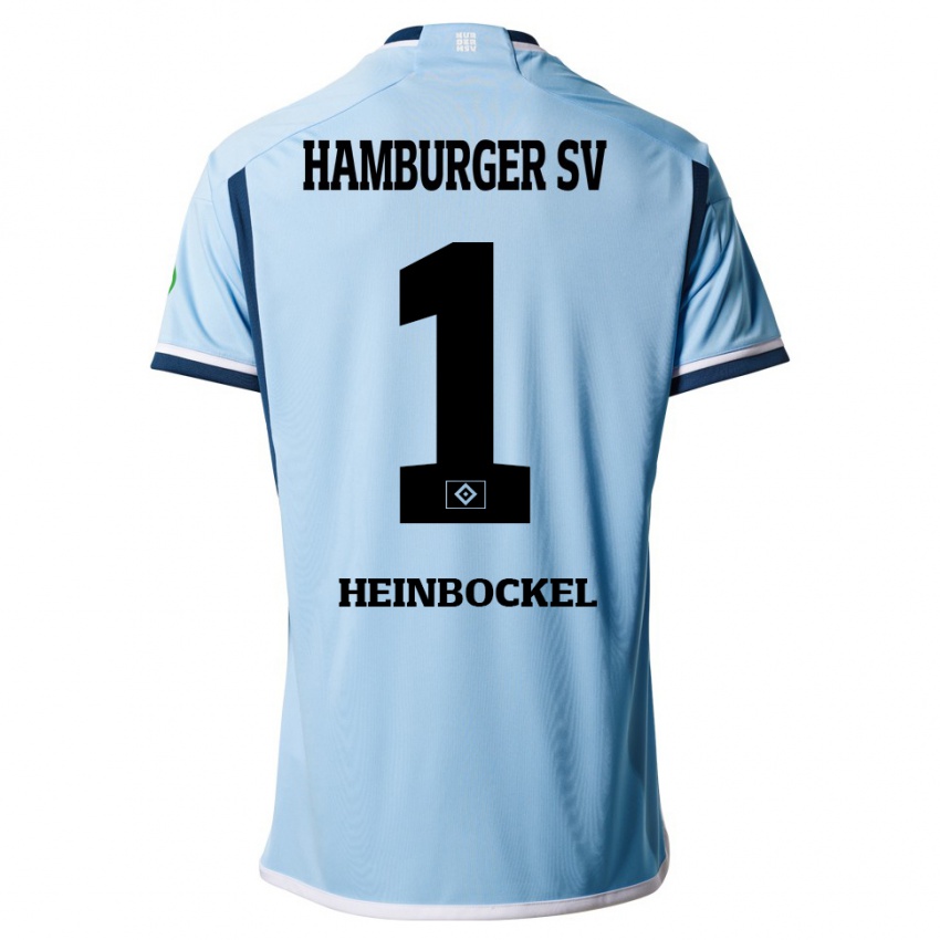 Herren Simon Heinbockel #1 Blau Auswärtstrikot Trikot 2023/24 T-Shirt