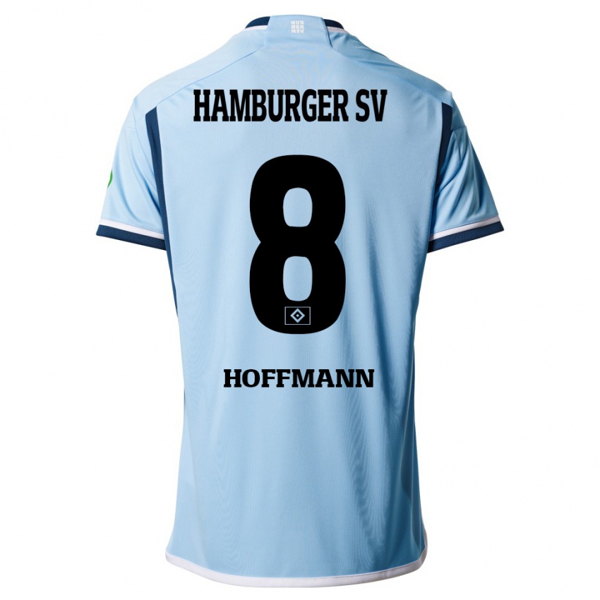 Herren Nick Hoffmann #8 Blau Auswärtstrikot Trikot 2023/24 T-Shirt