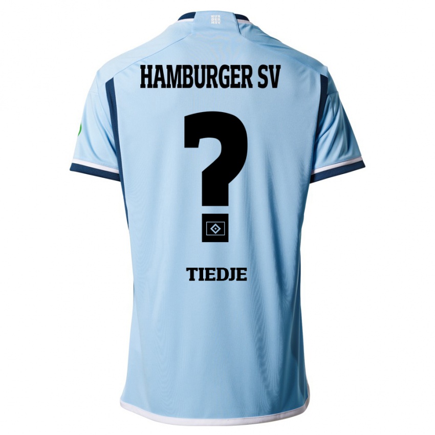 Herren Patrick Tiedje #0 Blau Auswärtstrikot Trikot 2023/24 T-Shirt