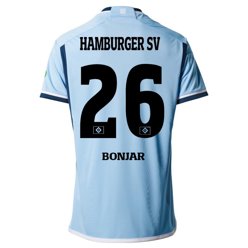 Herren Amir Bonjar #26 Blau Auswärtstrikot Trikot 2023/24 T-Shirt