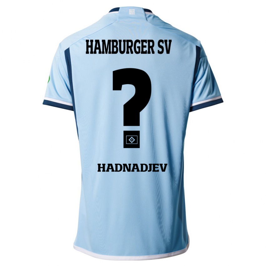 Herren Marko Hadnadjev #0 Blau Auswärtstrikot Trikot 2023/24 T-Shirt