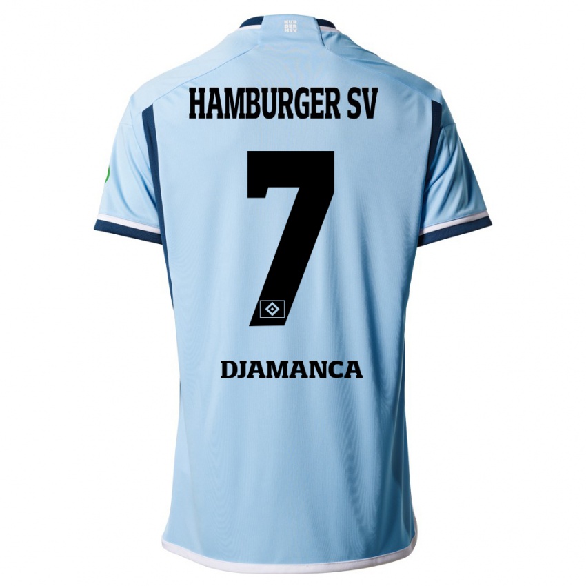 Herren Ismaila Djamanca #7 Blau Auswärtstrikot Trikot 2023/24 T-Shirt