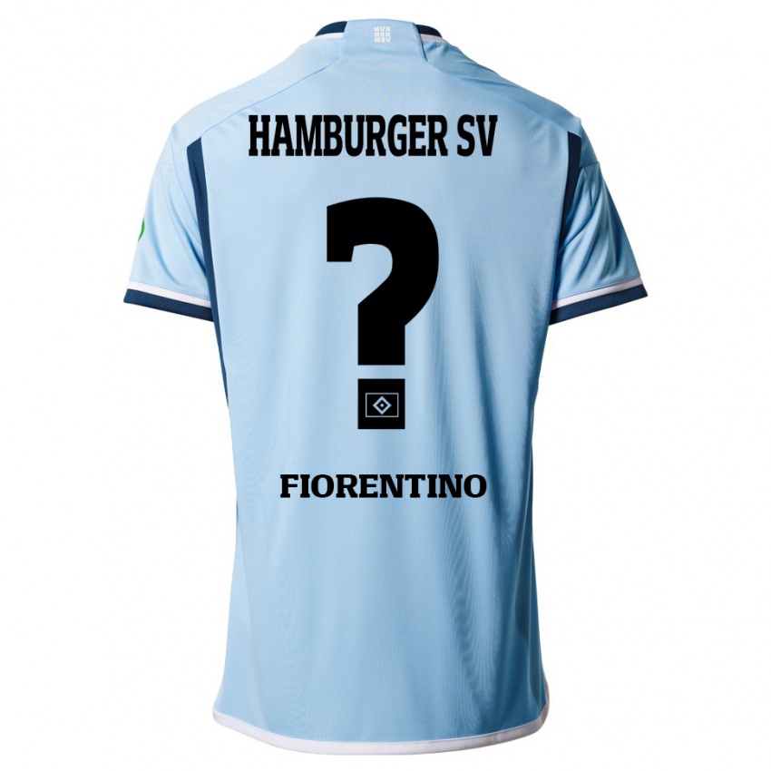 Herren Gianluca Fiorentino #0 Blau Auswärtstrikot Trikot 2023/24 T-Shirt