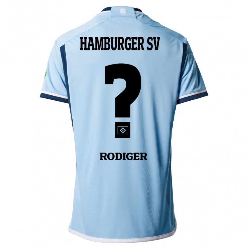 Herren Philipp Rödiger #0 Blau Auswärtstrikot Trikot 2023/24 T-Shirt