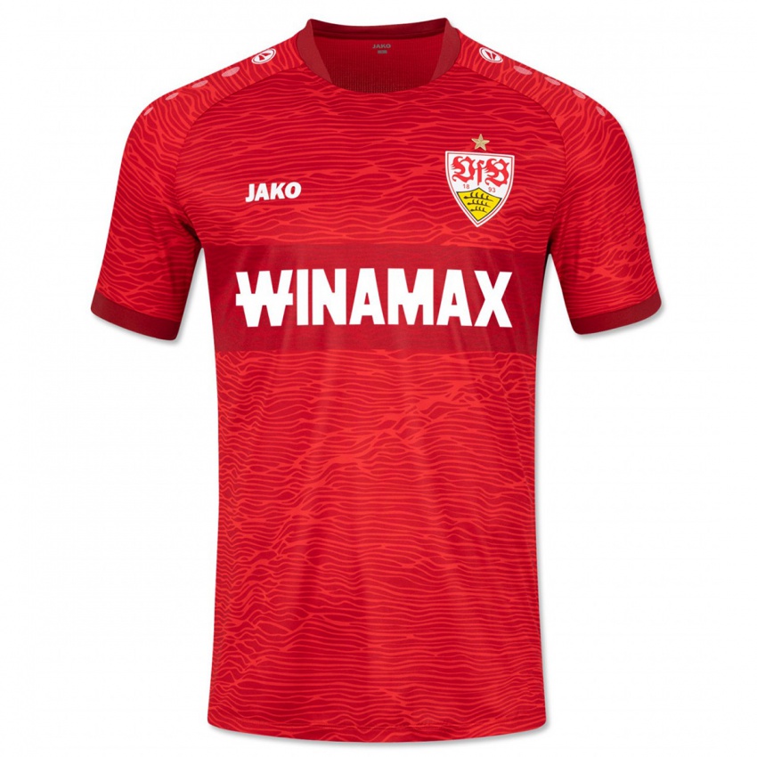 Herren Lukas Griebsch #19 Rot Auswärtstrikot Trikot 2023/24 T-Shirt