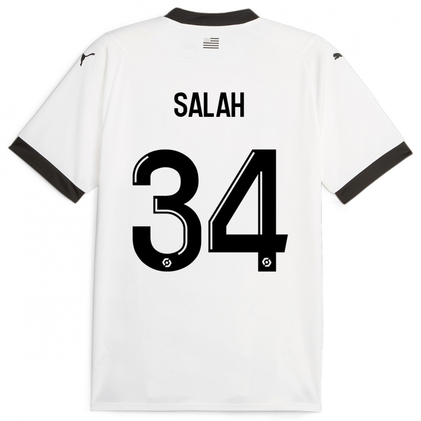 Herren Ibrahim Salah #34 Weiß Auswärtstrikot Trikot 2023/24 T-Shirt