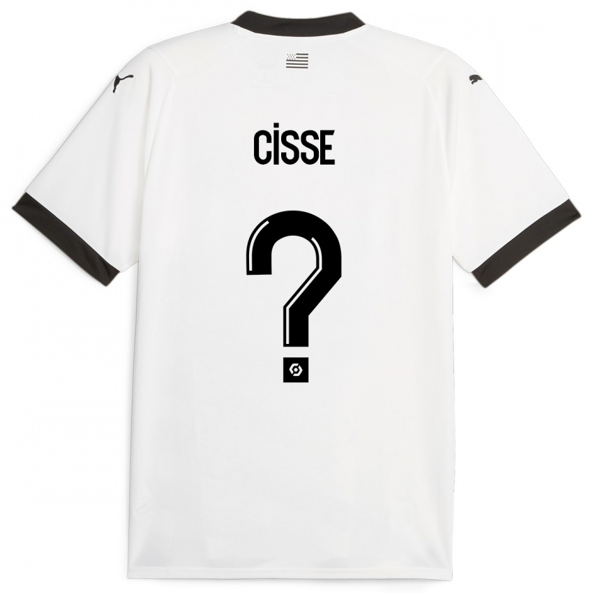 Herren Djaoui Cissé #0 Weiß Auswärtstrikot Trikot 2023/24 T-Shirt