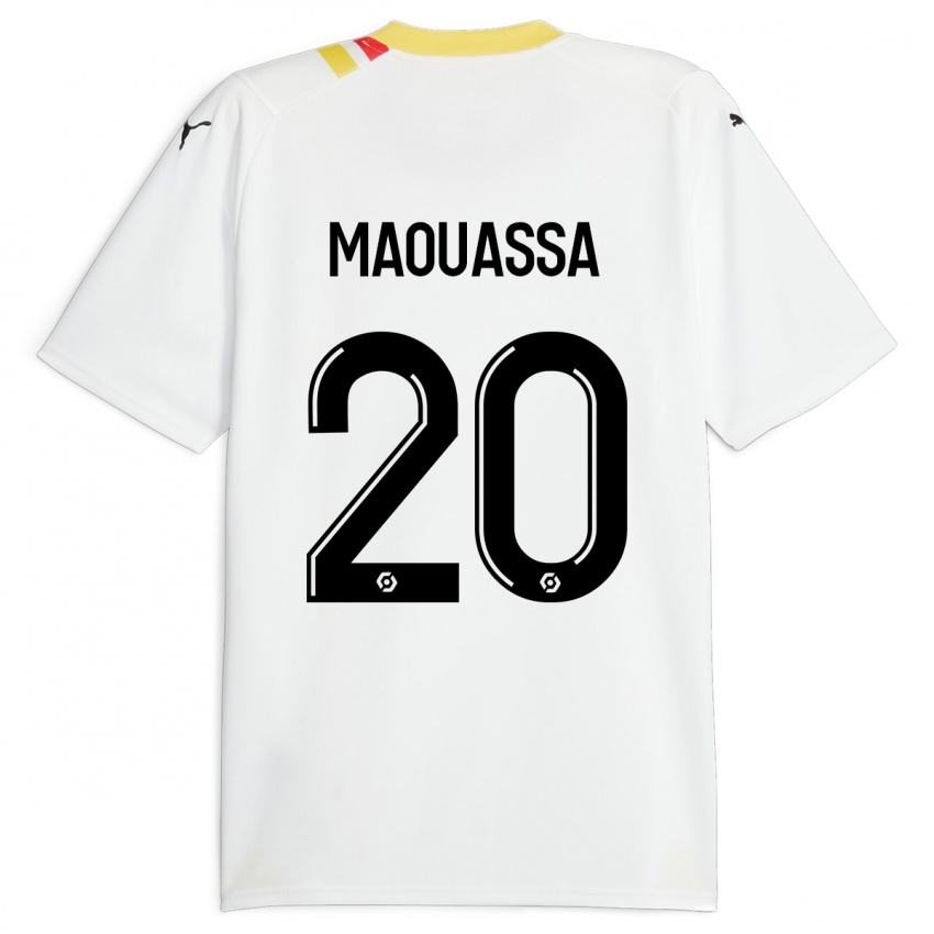 Herren Faitout Maouassa #20 Schwarz Auswärtstrikot Trikot 2023/24 T-Shirt