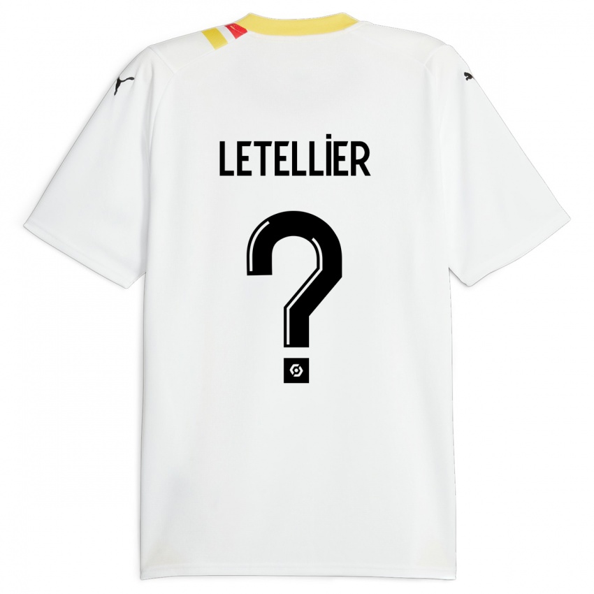 Herren Trévor Letellier #0 Schwarz Auswärtstrikot Trikot 2023/24 T-Shirt