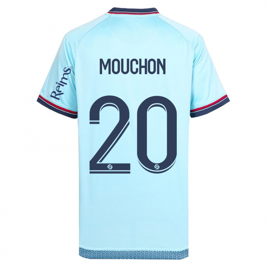 Herren Noemie Mouchon #20 Himmelblau Auswärtstrikot Trikot 2023/24 T-Shirt