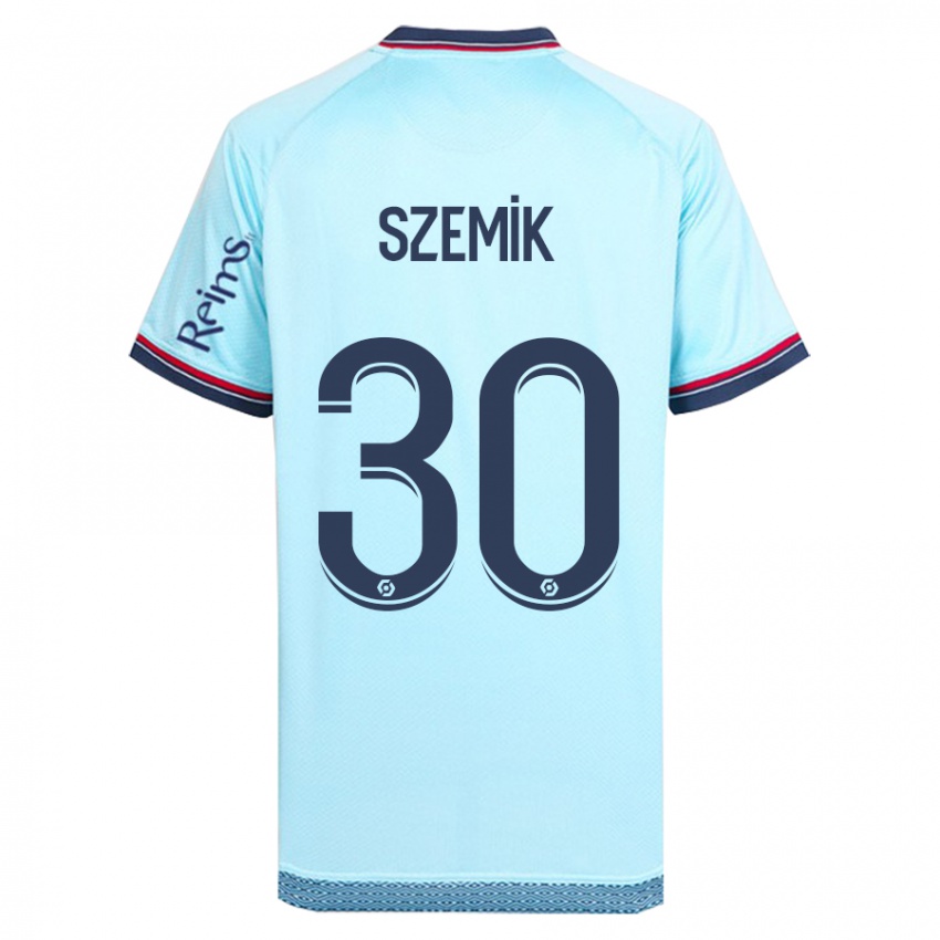 Herren Kinga Szemik #30 Himmelblau Auswärtstrikot Trikot 2023/24 T-Shirt