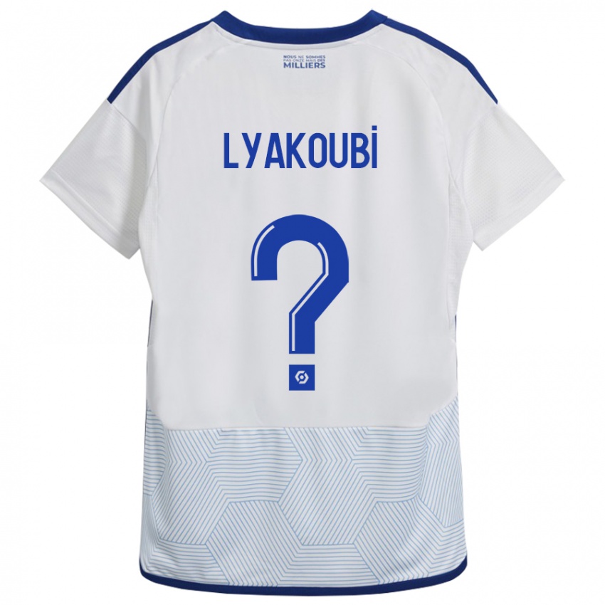 Herren Oussama Lyakoubi #0 Weiß Auswärtstrikot Trikot 2023/24 T-Shirt