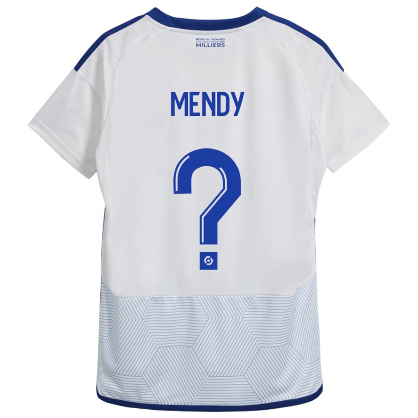 Herren François Mendy #0 Weiß Auswärtstrikot Trikot 2023/24 T-Shirt