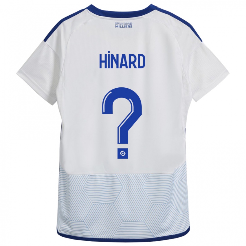 Herren Noa Hinard #0 Weiß Auswärtstrikot Trikot 2023/24 T-Shirt