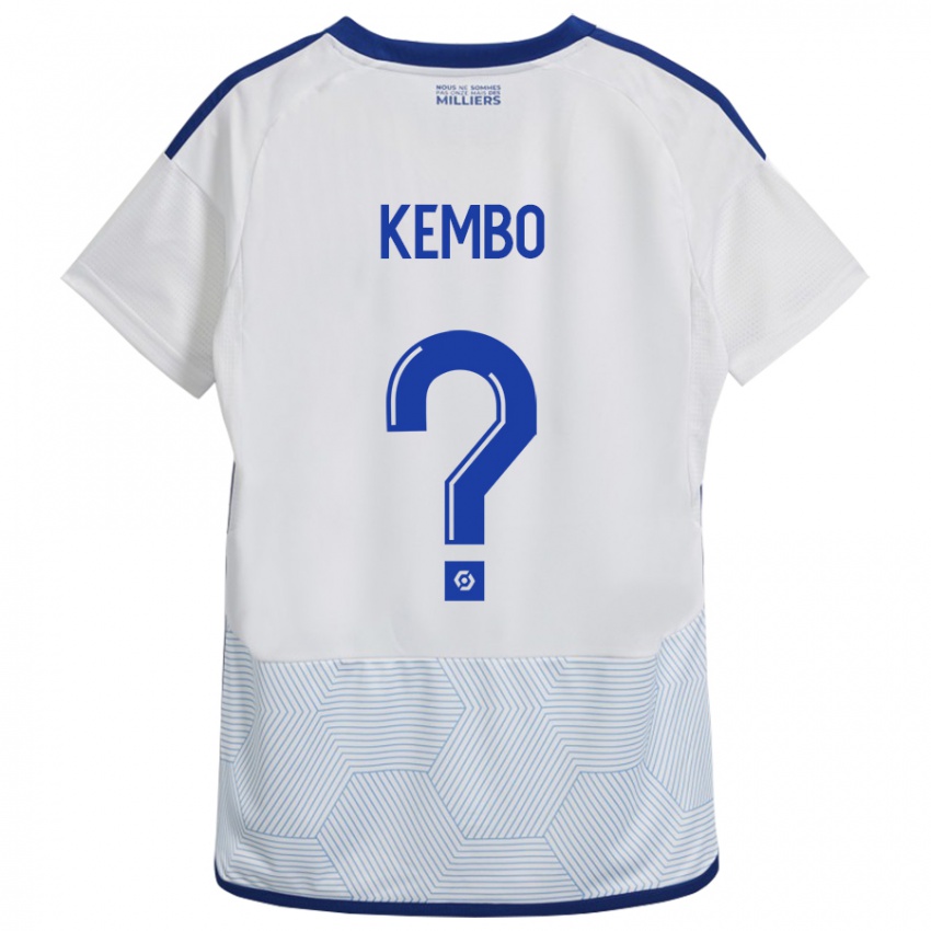 Herren Driss Kembo #0 Weiß Auswärtstrikot Trikot 2023/24 T-Shirt