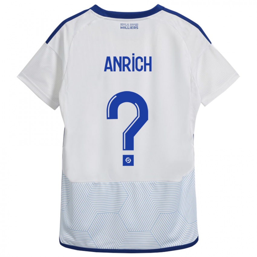 Herren Melchior Anrich #0 Weiß Auswärtstrikot Trikot 2023/24 T-Shirt