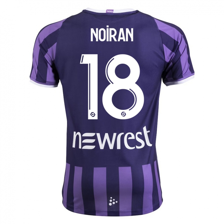 Herren Clara Noiran #18 Lila Auswärtstrikot Trikot 2023/24 T-Shirt