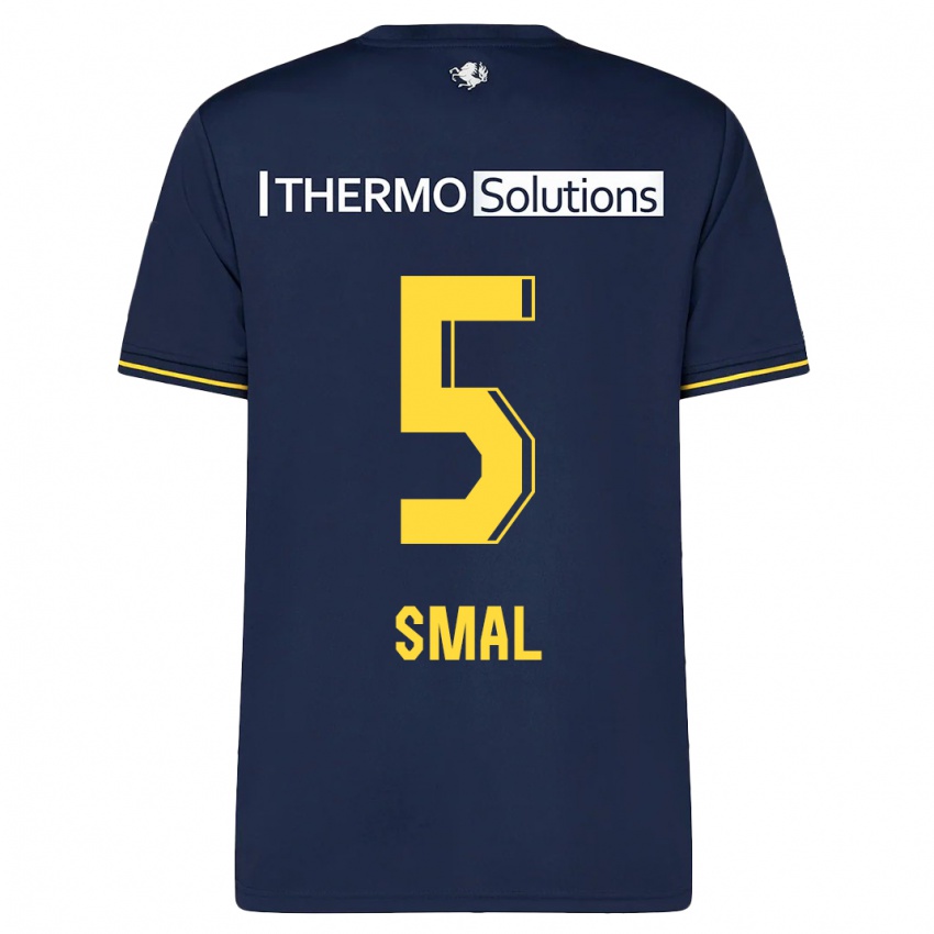 Herren Gijs Smal #5 Marine Auswärtstrikot Trikot 2023/24 T-Shirt