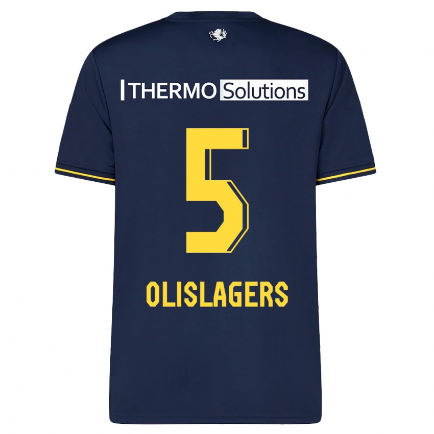 Herren Marisa Olislagers #5 Marine Auswärtstrikot Trikot 2023/24 T-Shirt