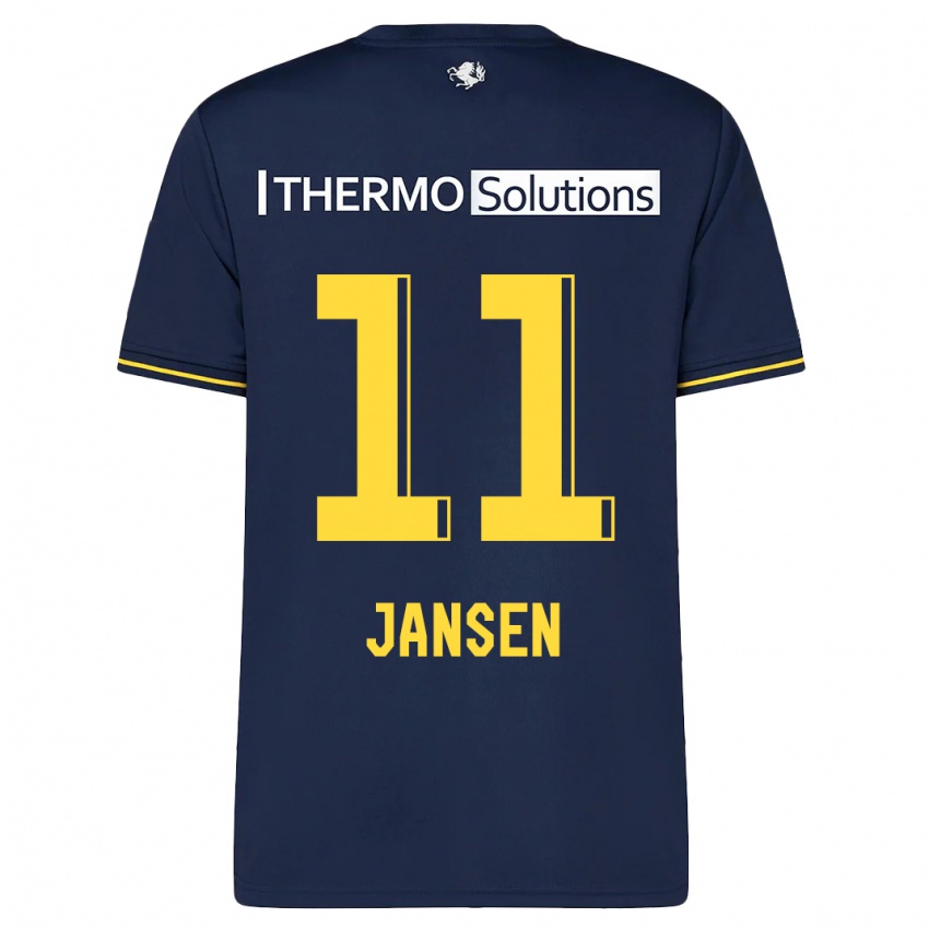 Herren Renate Jansen #11 Marine Auswärtstrikot Trikot 2023/24 T-Shirt