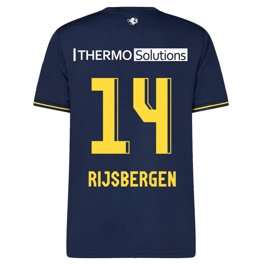 Herren Liz Rijsbergen #14 Marine Auswärtstrikot Trikot 2023/24 T-Shirt