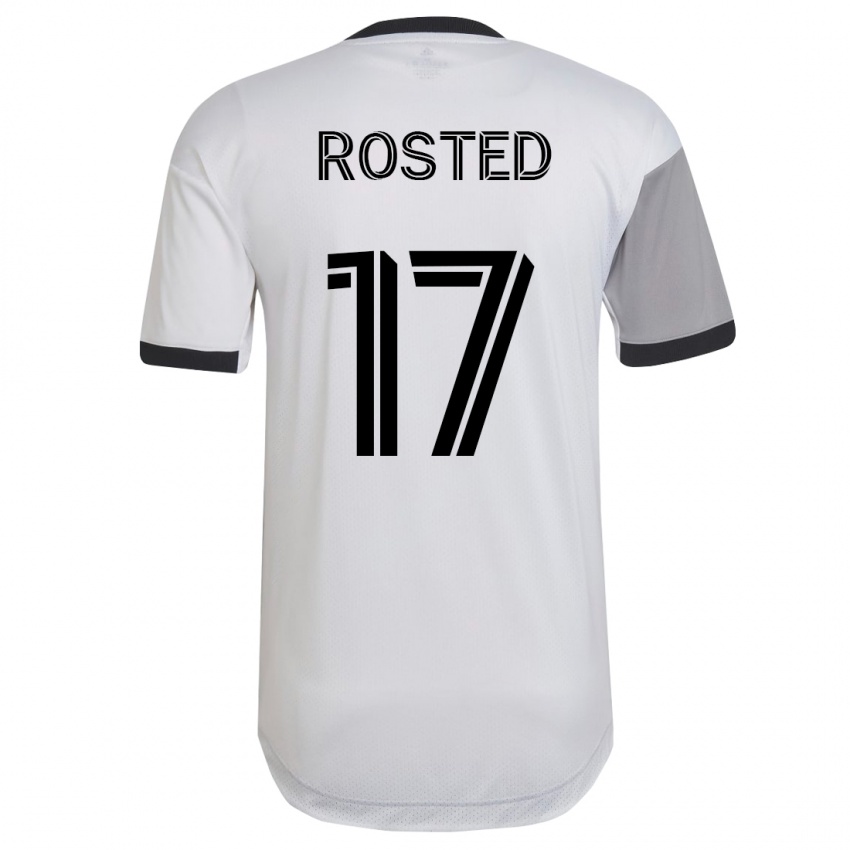 Herren Sigurd Rosted #17 Weiß Auswärtstrikot Trikot 2023/24 T-Shirt