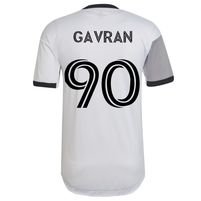 Herren Luka Gavran #90 Weiß Auswärtstrikot Trikot 2023/24 T-Shirt