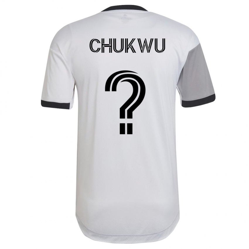 Herren Robert Chukwu #0 Weiß Auswärtstrikot Trikot 2023/24 T-Shirt