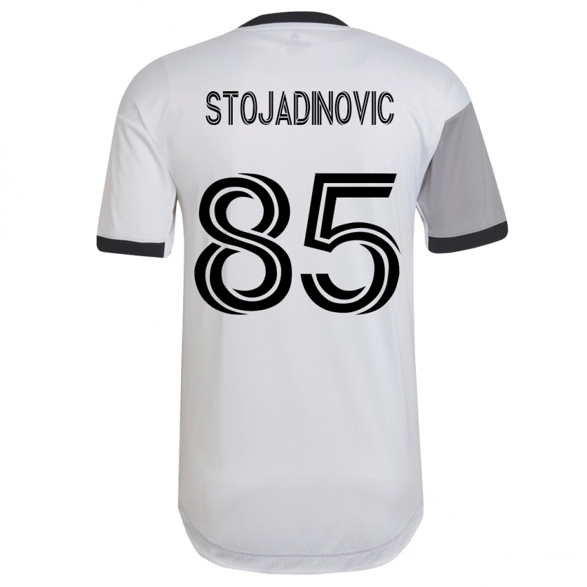 Herren Marko Stojadinovic #85 Weiß Auswärtstrikot Trikot 2023/24 T-Shirt