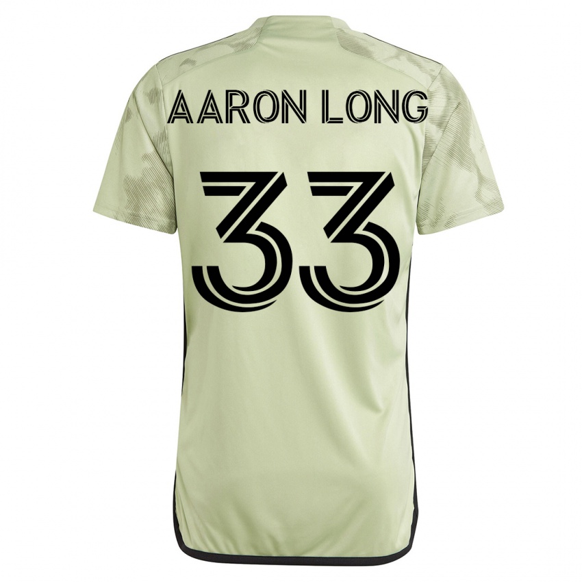 Herren Aaron Long #33 Grün Auswärtstrikot Trikot 2023/24 T-Shirt