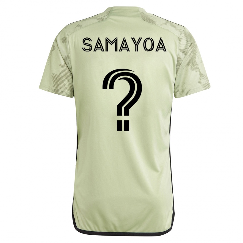 Herren Adriano Samayoa #0 Grün Auswärtstrikot Trikot 2023/24 T-Shirt