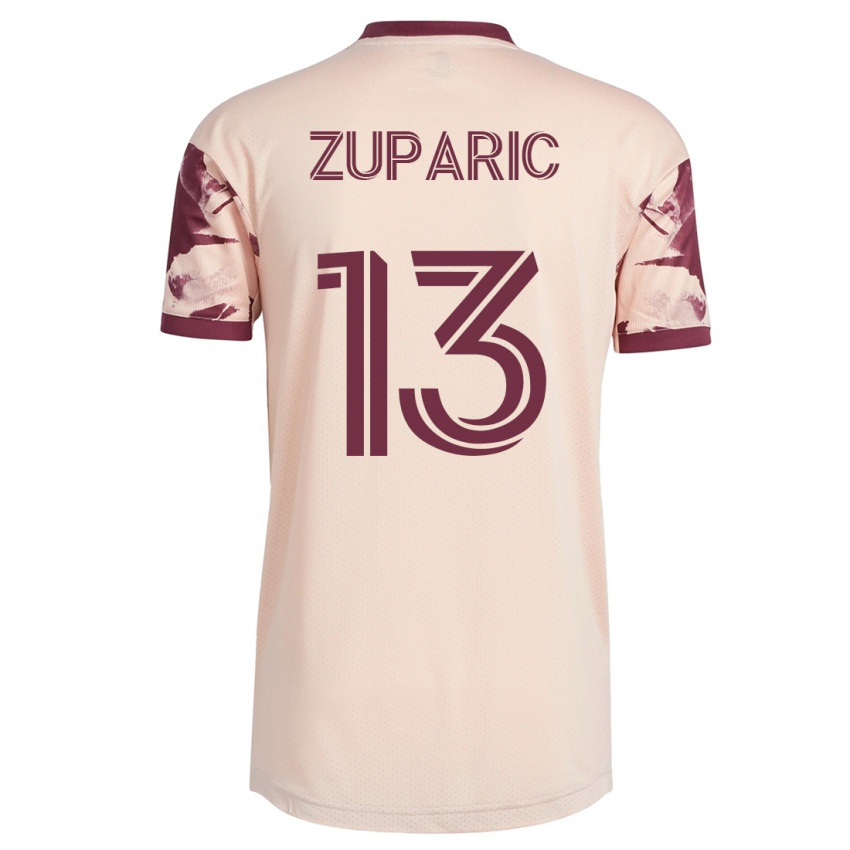 Herren Dario Zuparic #13 Cremefarben Auswärtstrikot Trikot 2023/24 T-Shirt