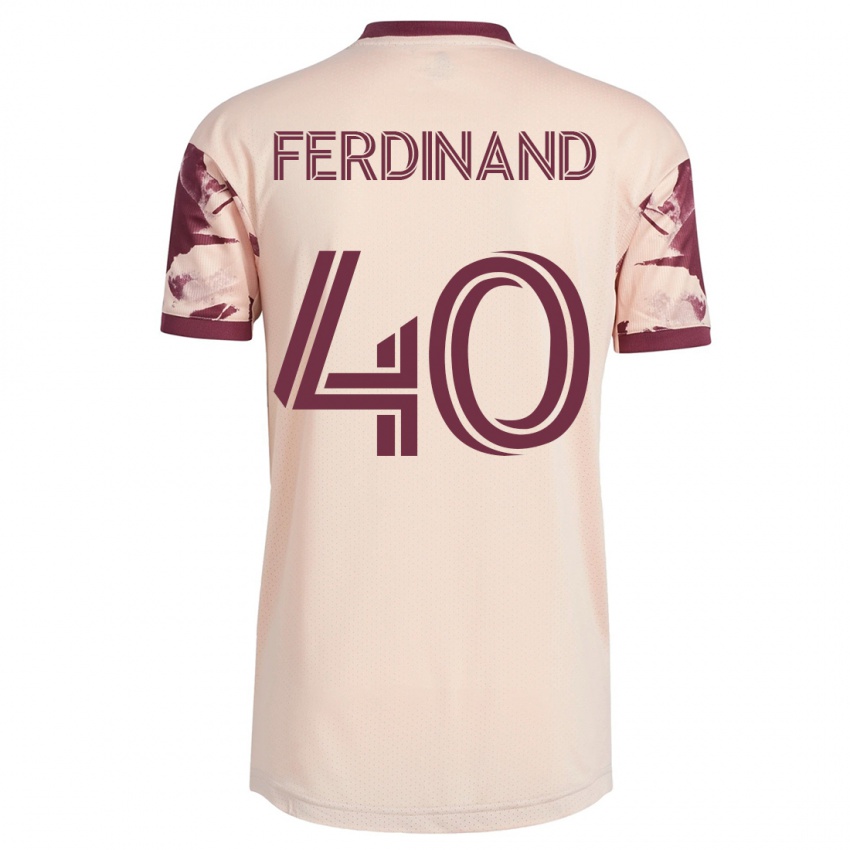 Herren Keesean Ferdinand #40 Cremefarben Auswärtstrikot Trikot 2023/24 T-Shirt