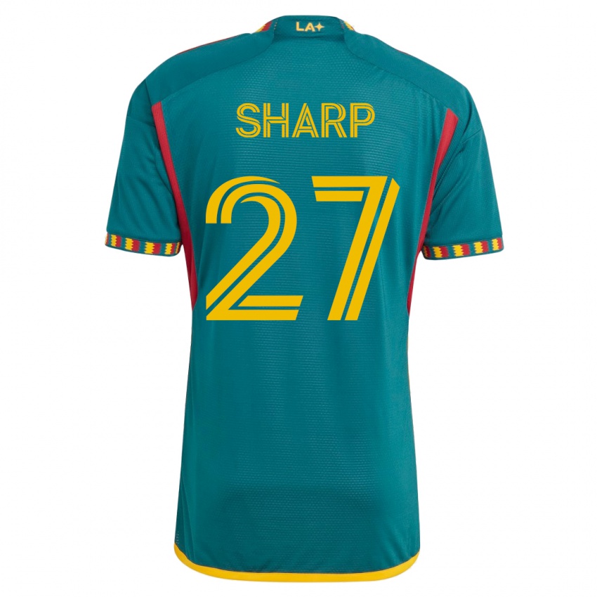 Herren Billy Sharp #27 Grün Auswärtstrikot Trikot 2023/24 T-Shirt