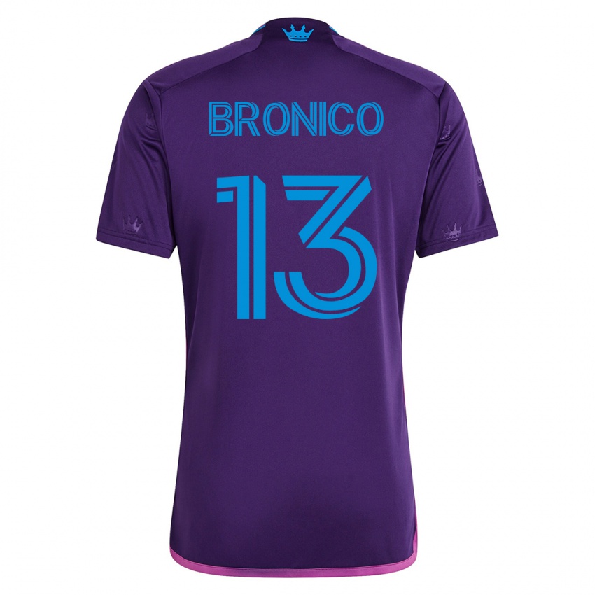 Herren Brandt Bronico #13 Violett Auswärtstrikot Trikot 2023/24 T-Shirt