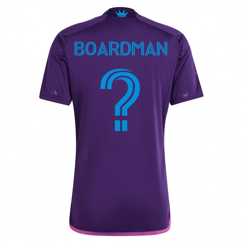 Herren Erik Pena-Boardman #0 Violett Auswärtstrikot Trikot 2023/24 T-Shirt