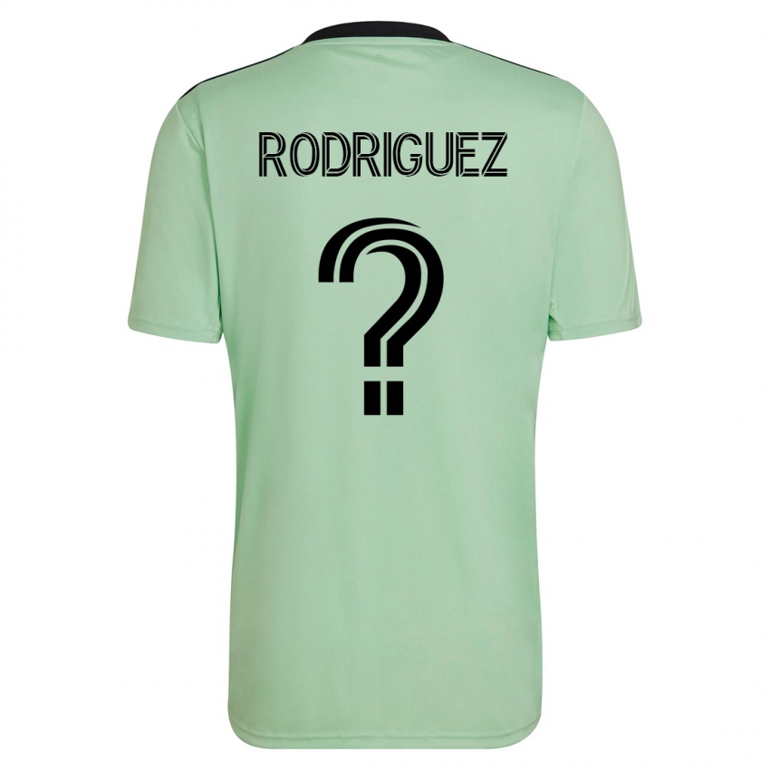 Herren David Rodríguez #0 Hellgrün Auswärtstrikot Trikot 2023/24 T-Shirt