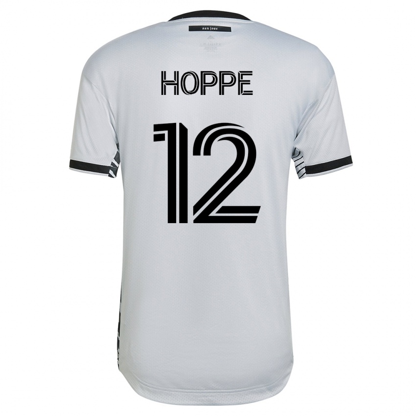 Herren Matthew Hoppe #12 Weiß Auswärtstrikot Trikot 2023/24 T-Shirt
